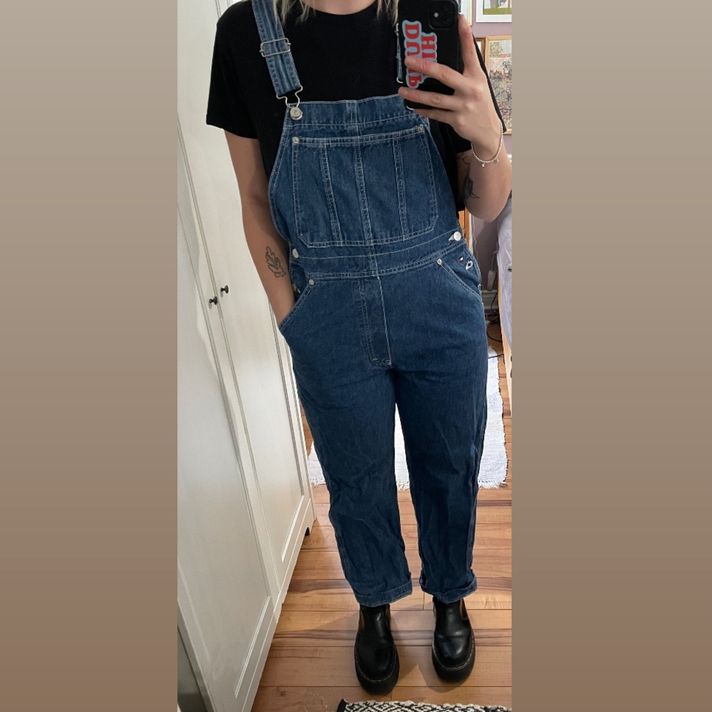 Tommy Hilfiger Dark Blue Denim Overalls